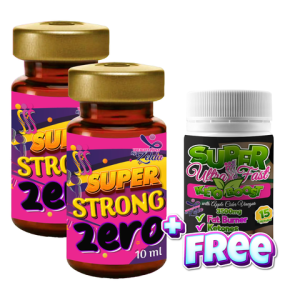 Super Strong Zero vials and free 15day Super Ultra Fast Keto Boost Capsules